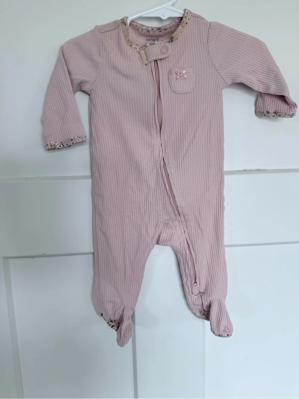 Baby Girls Mixed Footed Sleepers - Pink, Mauve, Lavender, Green, White